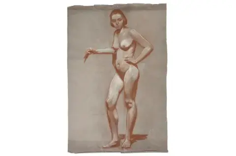 Karl Seubert — nudo femminile
