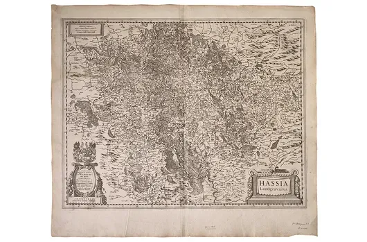 D. Wihlmo, Henricus Hondius - 黑森地图