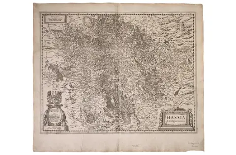 D. Wihlmo, Henricus Hondius - Mappa dell'Assia