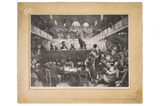 Jean Beraud - 大厅集会