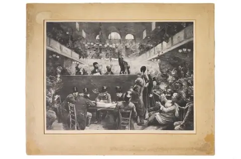 Jean Beraud - Riunione nella sala