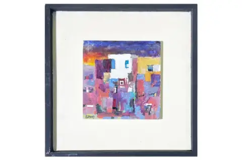 Hans Kern - Scena di case (Tunisi)