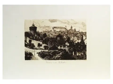 Karl Schulz - Nürnberg fra Hallerthor