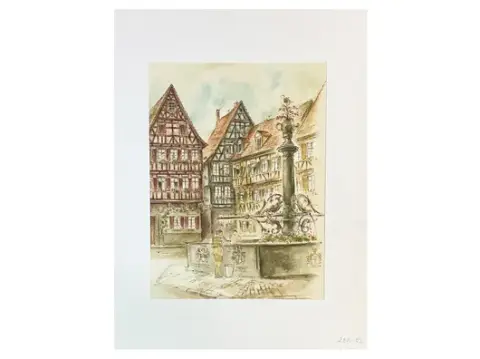 Ludwig Schäfer-Grohe - Bindingsverkshus med brønn