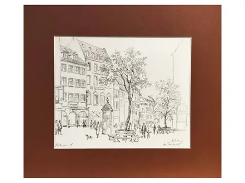 Alfred Karl Dietmann - Nürnberg, Kaiserstraße fra Josephsplatz