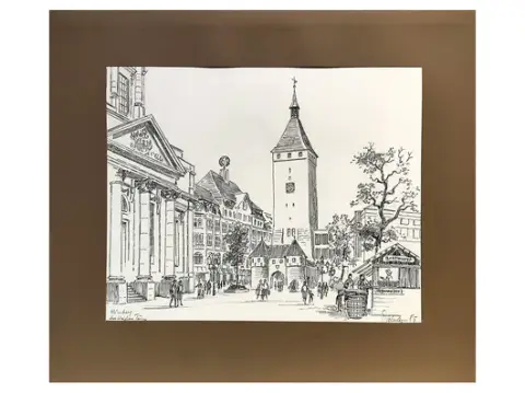 Alfred Karl Dietmann - Nürnberg ved Det hvite tårn