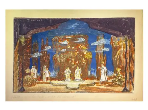 Heinz Grete - Scenedesign første versjon