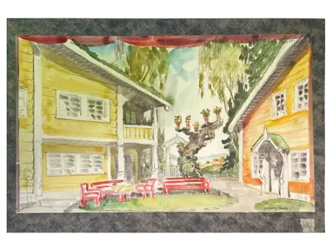 Heinz Grete - Wenn der junge Wein blüht (scenedesign)