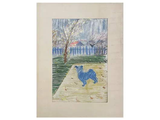 Gudrun Kunstmann - Hund i haven