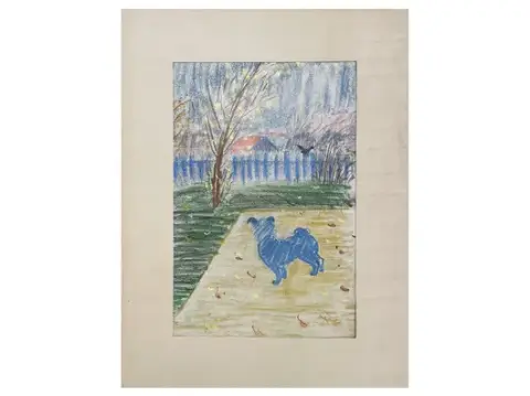 Gudrun Kunstmann - Hund i haven