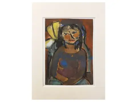 Lotte Wolf-Koch - Abstrakt jenteportertt