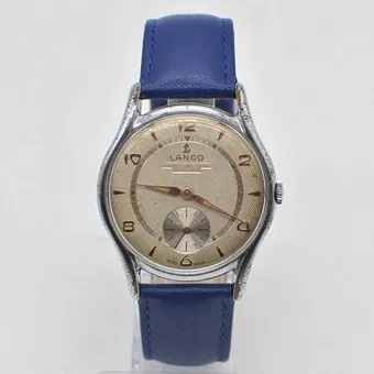 Lanco，型号11 De Luxe，352，17钻，腕表，Swiss Made，手动上链，小秒针，约1960年代。
