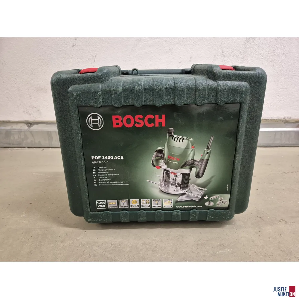 Bosch POF 1400 ACE 雕刻机 含工具箱