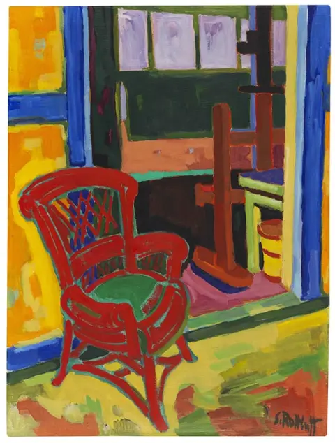 Karl Schmidt-Rottluff, Crvena stolica, 1951