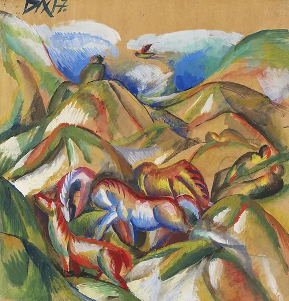 Otto Dix, Hest om eftermiddagen, 1917