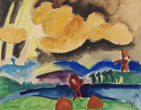 Karl Schmidt-Rottluff, Vjetrenjača, 1922