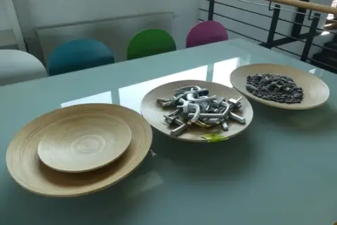 3 dekoratif kase, içerikli