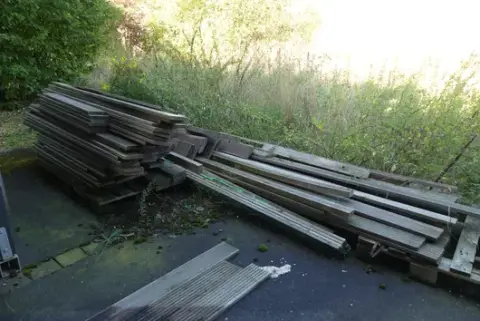 Lot de scânduri de terasă