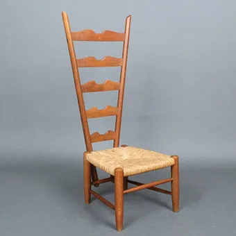 GIO PONTI。壁炉椅 / 扶手椅，型号 'Fireside Chair'，为 Casa e Giardino 设计，1930 年代。