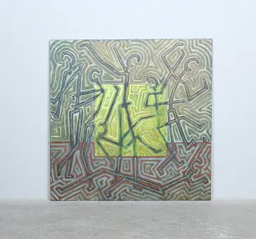GARRETT ANDERSON WILLIAMS (XX). زيت على قماش، ''Dance'' (1998).