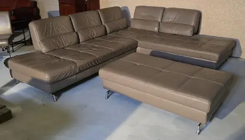 JOOP! Designersofa aus Echtleder.