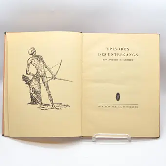 ALFRED KUBIN (1877-1959). ROBERT R. SCHMIDT, "EPISODEN DES UNTERGANGS", MERLIN-VERLAG, HEIDELBERG, EI VUOSILUKUA (1926).