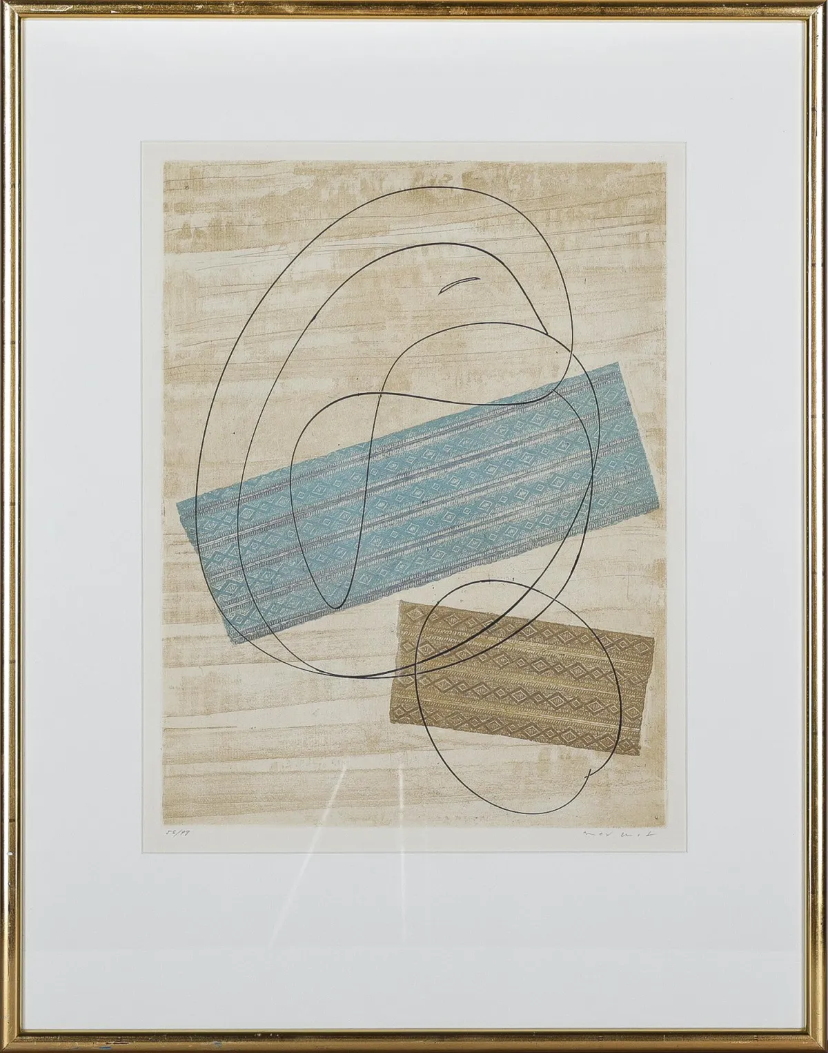 Max Ernst, signed lower right, Brühl 1891 – 1976 Paris, "Papier peint", 1967, etching and soft-ground etching, 56/99, 44 x 33.7 cm