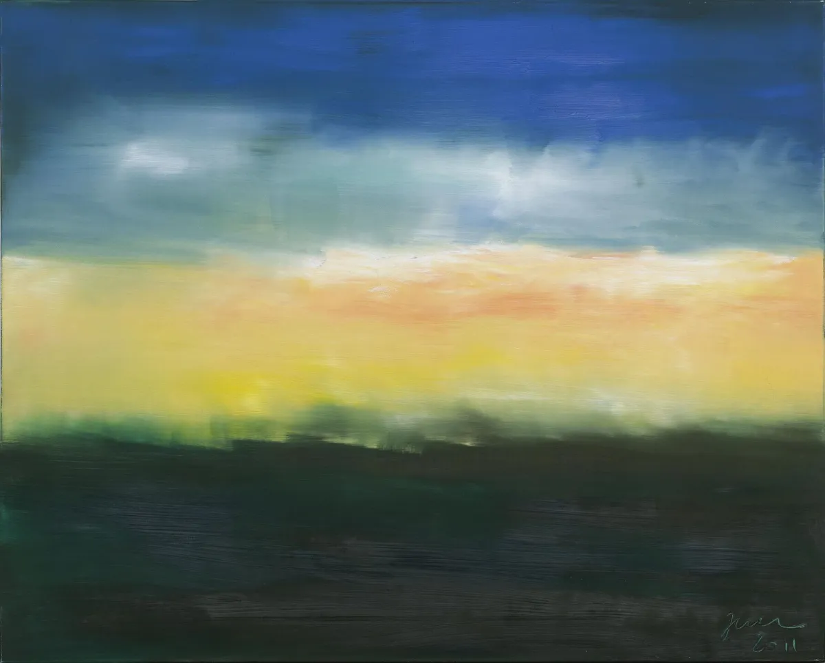 Brigid Ibell，右下签名并标注日期2011，开普敦1958 – 活跃于法兰克福，«无题»，油彩/画布，80 x 100 cm，无框