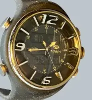 Stort Marea armbåndsur, kvarts, formentlig ubrugt, værk virker, D-4,8 cm