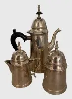 Massiv kaffekanne E.P.N.S., godt holdt, høyde 23 cm