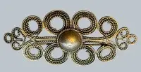 Sølvbroche, 6x3 cm, 7,39 g