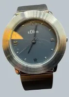 Ceas de damă cu quartz "S.Oliver", mecanismul funcționează, închizătoare din oțel, ca nou