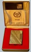 2 vintage gasslightere, 1 Rowenta, 1 WIN i originalemballasje