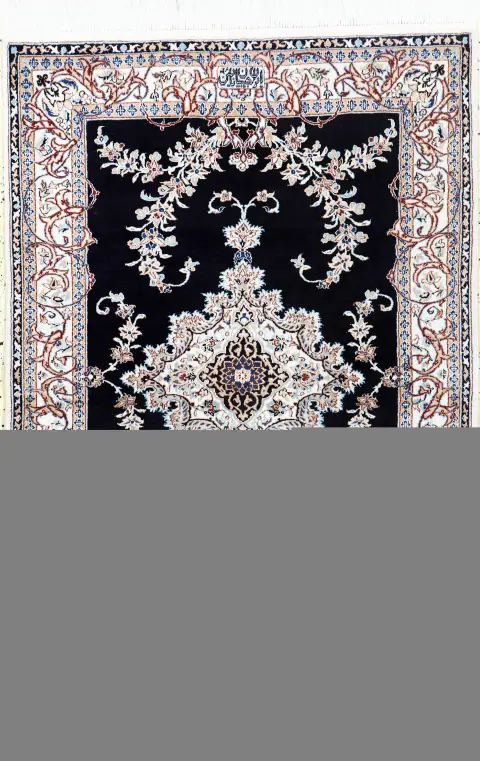 Nain fin, Persia, sfârșitul sec. XX, lână cork cu mătase, cca 146 x 100 cm, EHZ: 2