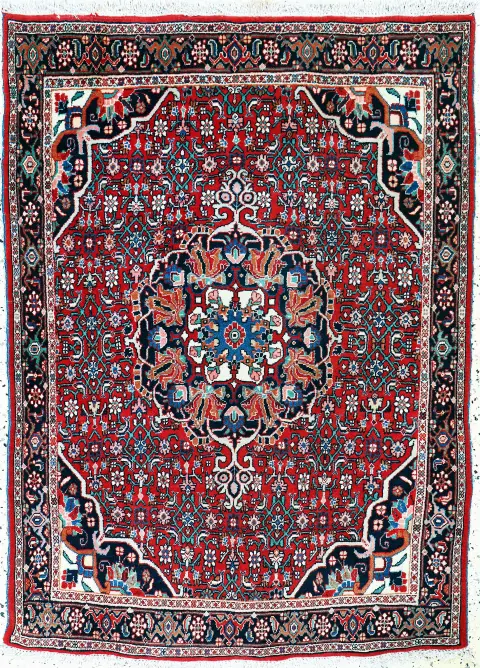 Bidjar gammel, Persien, midten af 20. årh., uld på bomuld, ca. 147 x 108 cm, EHZ: 2