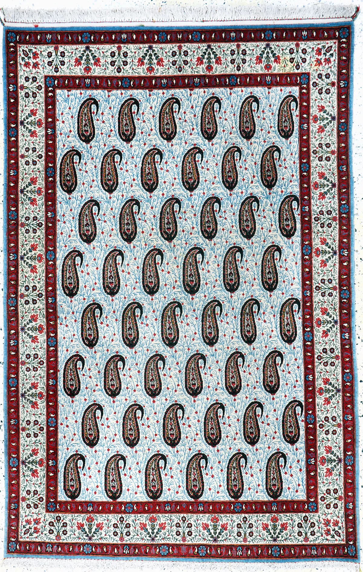 Ghom 软木,波斯,20世纪中叶,软木羊毛配棉,约 205 x 135 厘米,EHZ:
