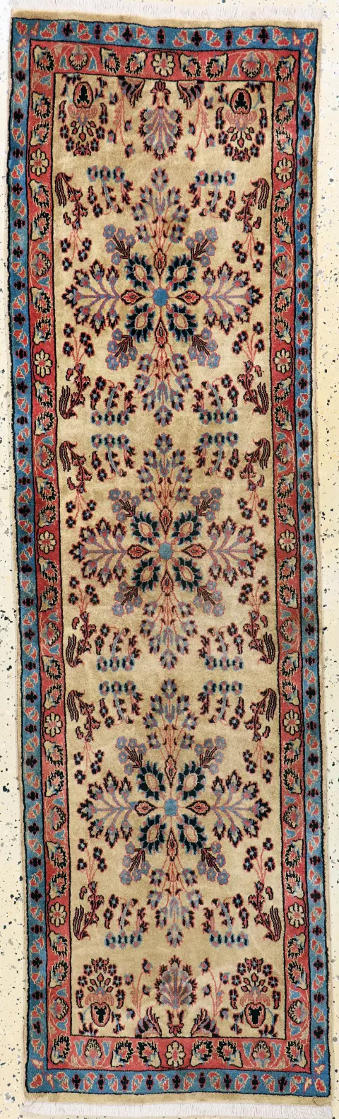Sarogh Kork, Hindistan, 20. yy sonu, pamuk üzerine mantar yünü, yak. 215 x 63 cm, EHZ: 2 (antik