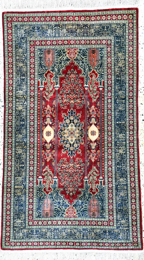 Kayseri ipek ince, Türkiye, 20. yy ortası, saf doğal ipek, yak. 160 x 95 cm, EHZ: 1-2