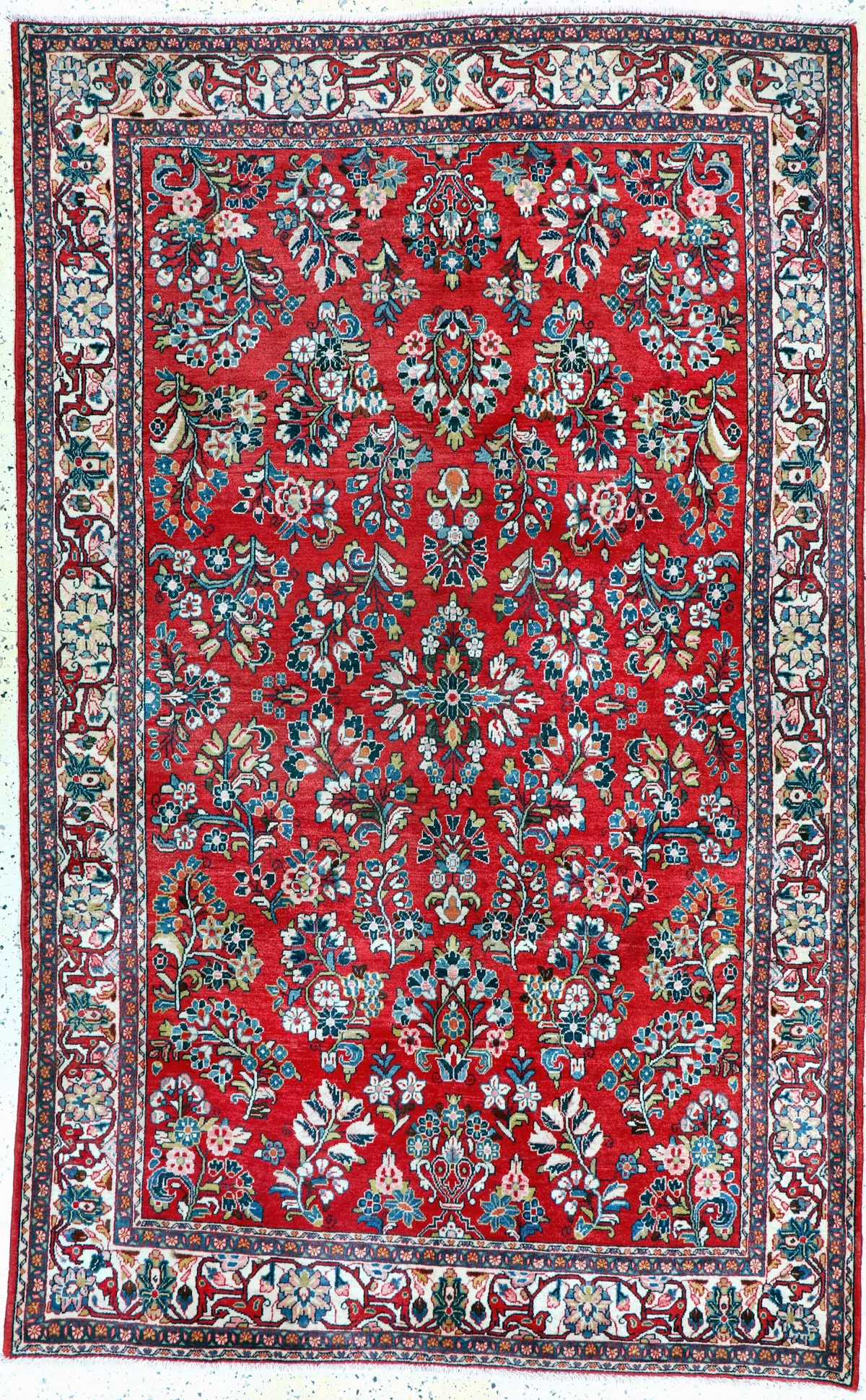 Sarogh，波斯，20世纪末，羊毛配棉，约254 x 156厘米，EHZ：1-2