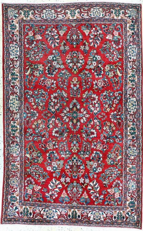 Sarogh, İran, 20. yy sonu, pamuk üzerine yün, yak. 254 x 156 cm, durum: 1-2