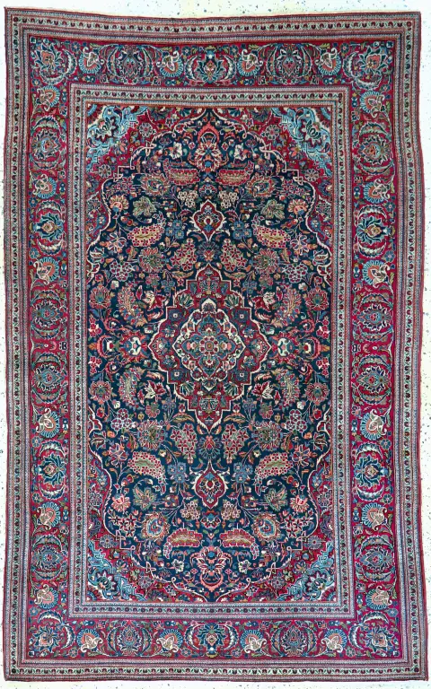 Keschan eski, İran, 20. yy başı, pamuk üzerine yün, yak. 212 x 135 cm, EHZ: 2