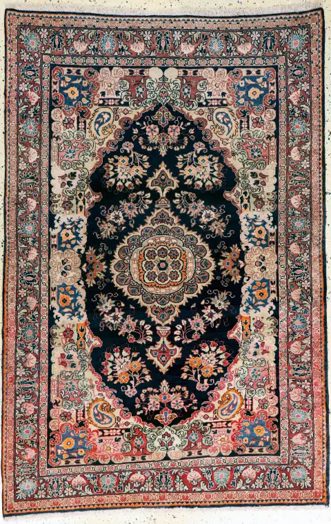 Djosan eski, İran, 20. yüzyıl başı, pamuk üzerine yün, yaklaşık 200 x 135 cm, EHZ: