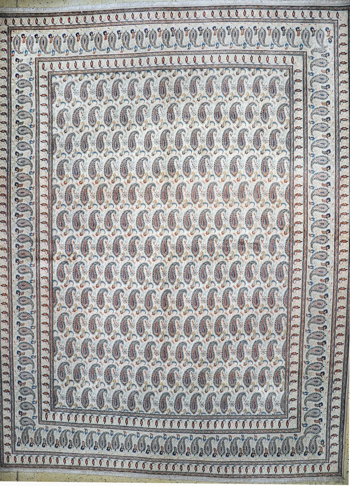 凯尚古董地毯，波斯，20世纪中叶，羊毛配棉底，约405 x 305厘米，EHZ：2