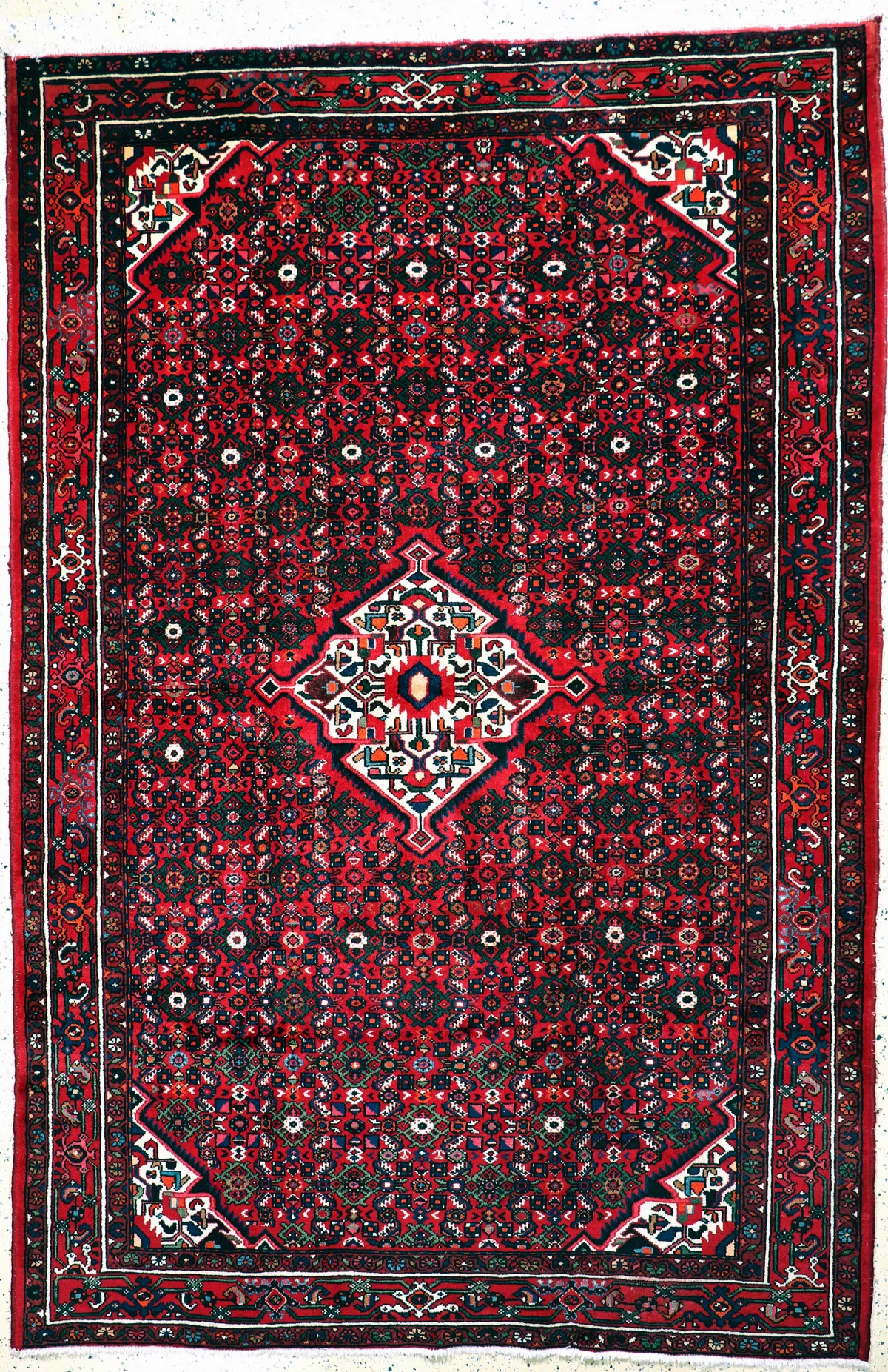 Hosseinabad，波斯，20世纪中期，羊毛配棉底，约310 x 210厘米，EHZ：2