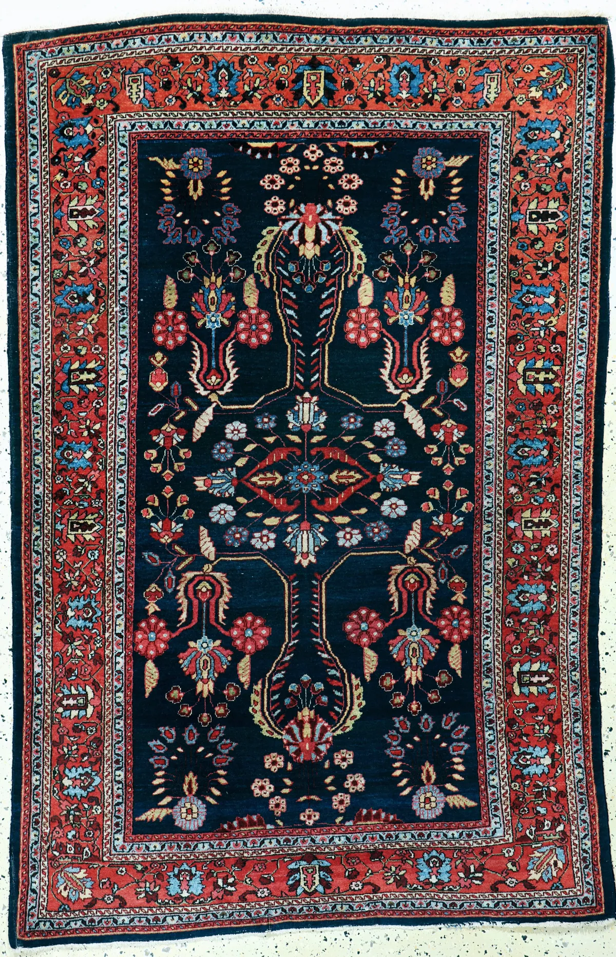 Bidjar 旧地毯，波斯，20世纪初，羊毛底棉面，约 210 x 135 厘米，EHZ：2