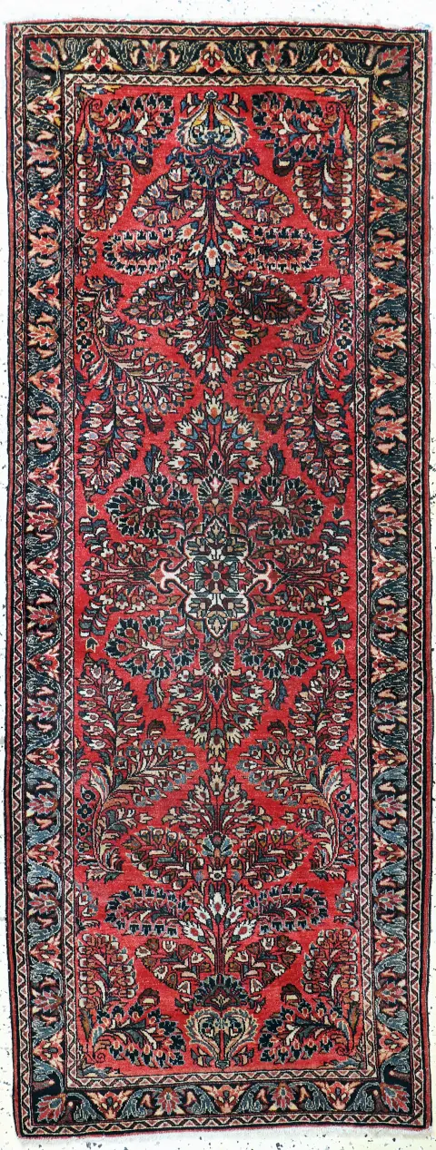 Sarogh halı, İran, 20. yy başı, pamuk üzerine yün, yak. 200 x 80 cm