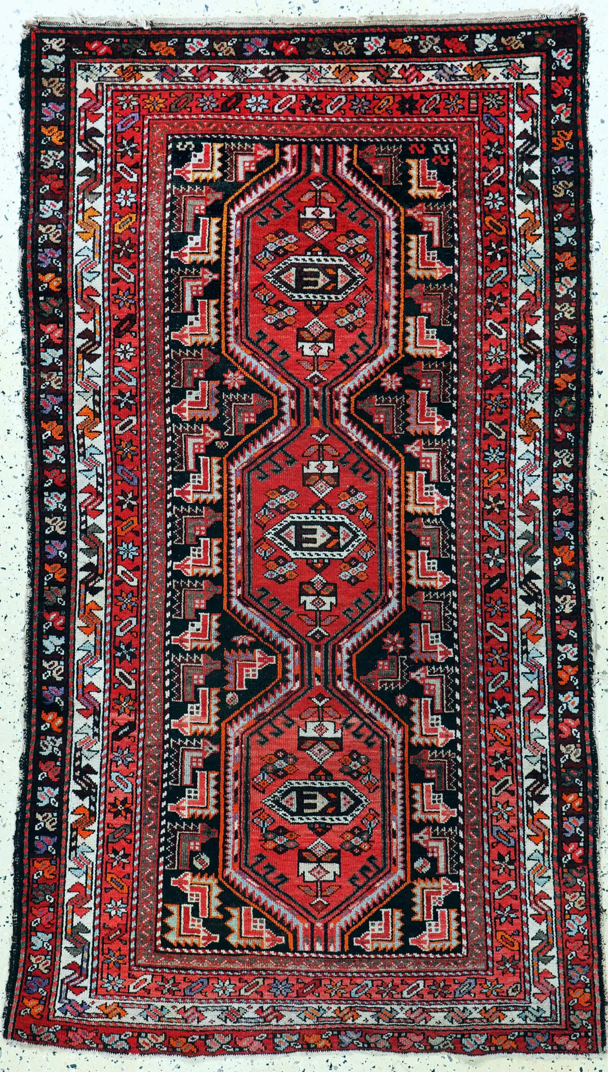 Malayer 古董地毯，波斯，约1900年，羊毛底棉，约190 x 110厘米，EHZ：3