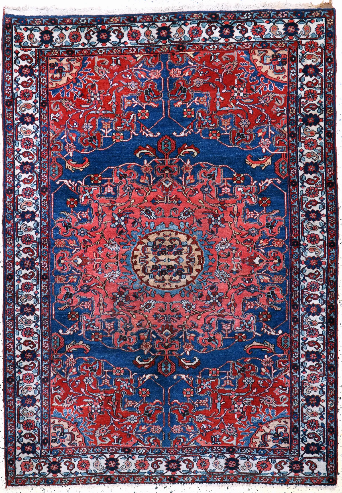 Tafresch，波斯，20世纪中期，羊毛配棉底，约 198 x 142 厘米，EHZ：2-3
