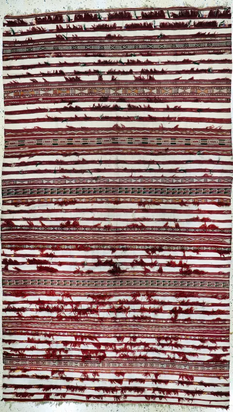 Eski kilim, Fas, 20. yy başı, yün üzerine yün, yak. 305 x 175 cm, EHZ: 2