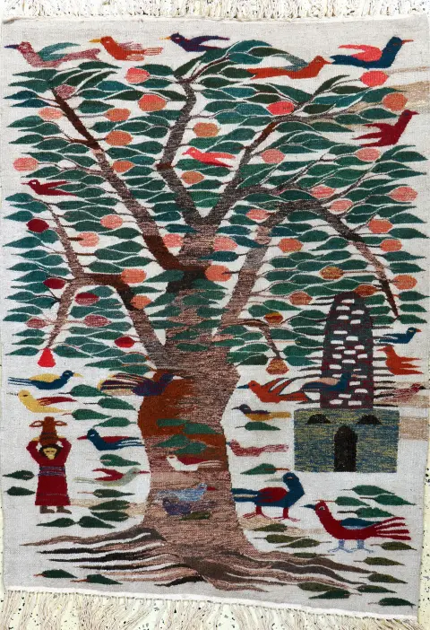Kelîm, Avrupa, 20. yüzyıl ortası, pamuk üzerine yün, yak. 140 x 106 cm, EHZ: 2